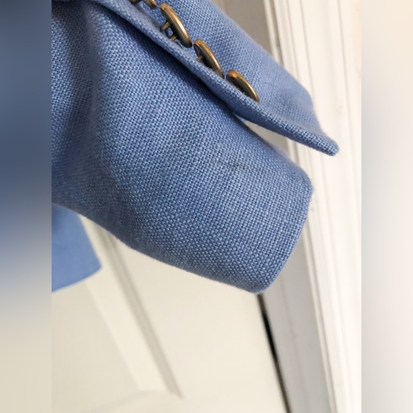 Smythe Duchess Periwinkle Blue Linen Blazer - Picture 16 of 16